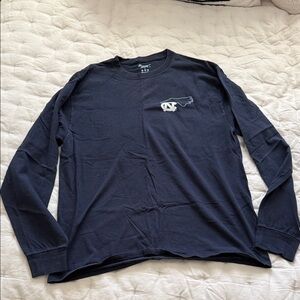 Champion Dark Blue Long Sleeve Tee UNC Tarheels